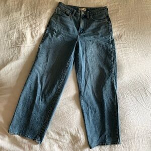 Madewell curvy perfect vintage wide leg jean